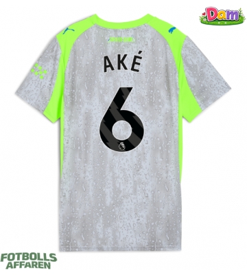 Manchester City Nathan Ake #6 Tredje Tröja Kvinnor 2025-26 Kortärmad